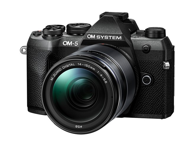 デジタルカメラ SYSTEM OM5 OM、コンピュテーショナル撮影に対応した418gのミラーレスカメラ