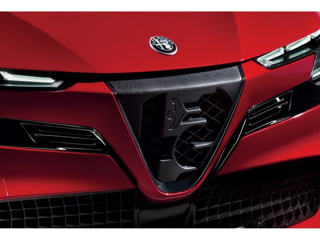 ALFA ROMEO フロントグリル レッド アルファロメオ インテリア