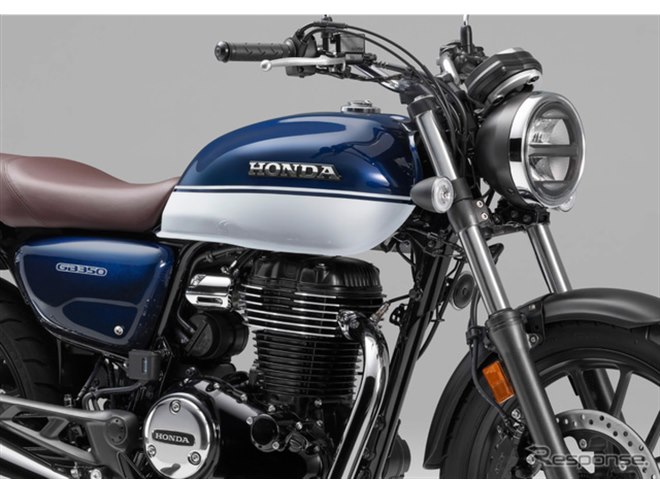 ホンダ『GB350』に海外版で人気の2トーンカラー採用！ メーターも新