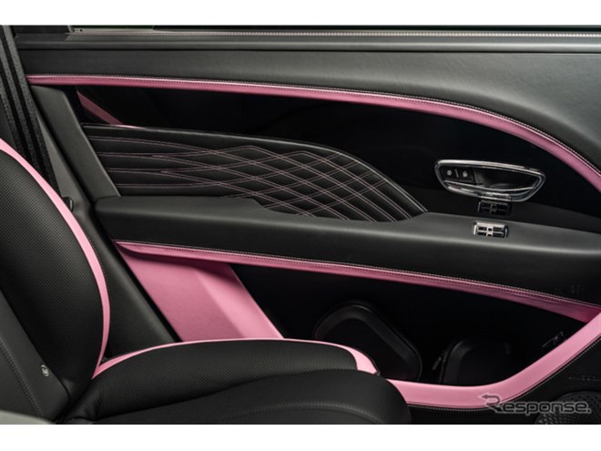 外装も内装も「どピンク」な超高級SUV、ベントレー特注部門のスゴ技と