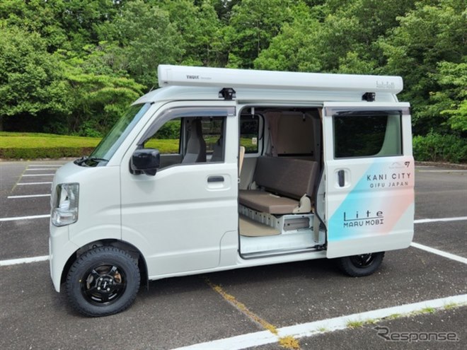 スズキ『エブリイ』が災害時は「シェルター」に、軽キャンピングカーの