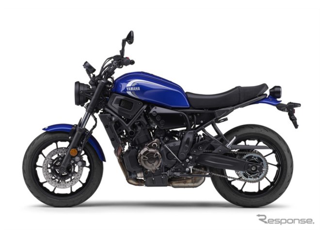 ヤマハのネオレトロ『XSR700』に新色登場！ 往年のマシン彷彿させる