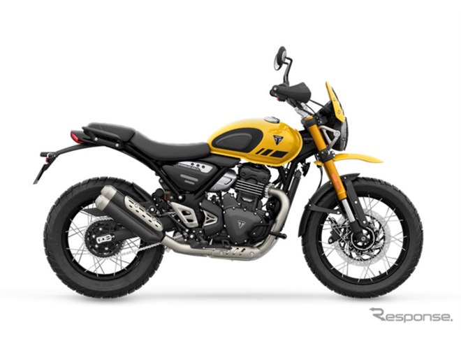 オフロード走破性を高めた新型トライアンフ『スクランブラー400XC』が9