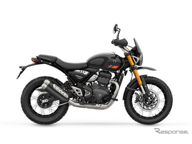 オフロード走破性を高めた新型トライアンフ『スクランブラー400XC』が9