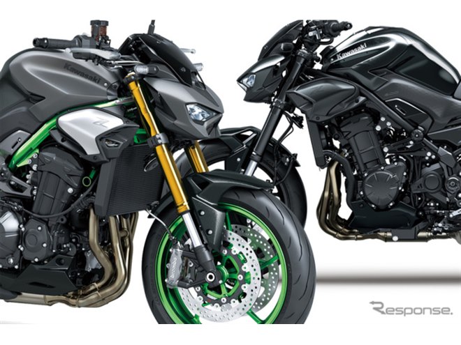 カワサキの新型『Z900』に熱視線！ 洗練のSugomiデザインに「緑色が