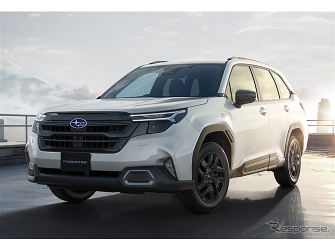 スバル『フォレスター』にダークコーディネートの「ブラック
