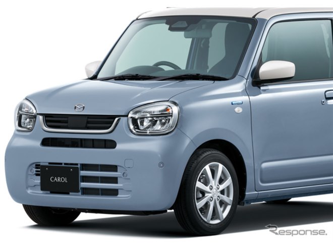 マツダ『キャロル』一部改良、空力性能向上で燃費アップ…122万2100円