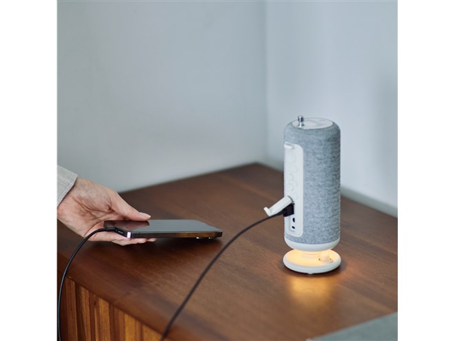 リズム、防災ラジオにもなる手回し充電が可能なBluetoothスピーカー
