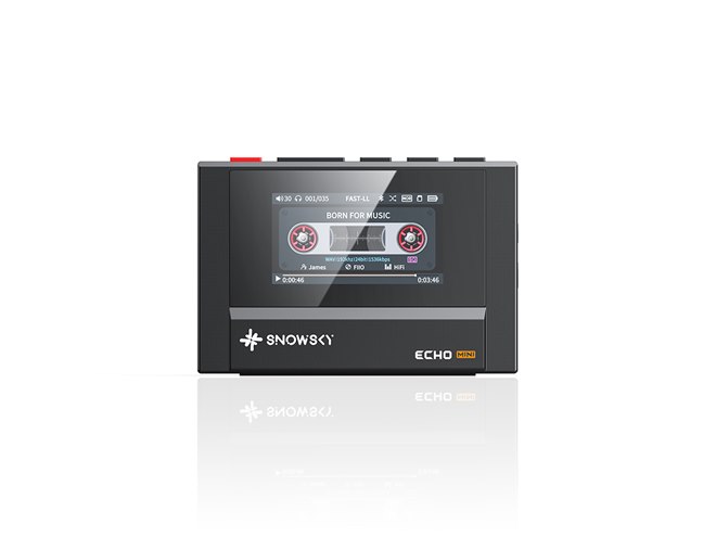 FIIO SKY ECHO MINI デジタルオーディオプレーヤー 約1万円、カセットテープのようなデザインの携帯音楽プレーヤー