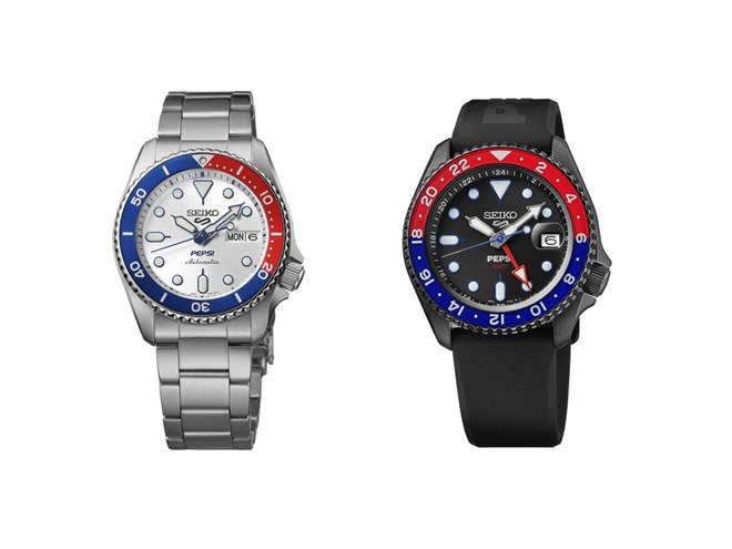 ボ*3様 【稼働品】SEIKO5 SPORTS スポーツ ペプシ セイコー 5スポーツ＞より、Pepsi®との初のコラボレーション限定