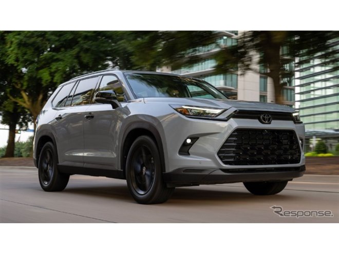 トヨタの3列シートSUV『グランドハイランダー』米2026年型に「ナイト