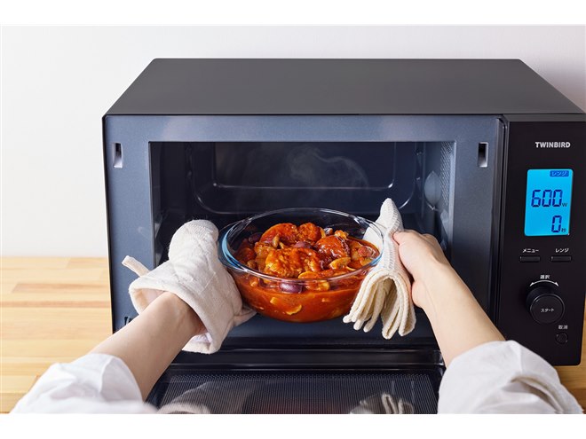 2023年製 ツインバード　フラット電子レンジ DR-F282 センサー付フラット電子レンジ – ツインバード公式ストア