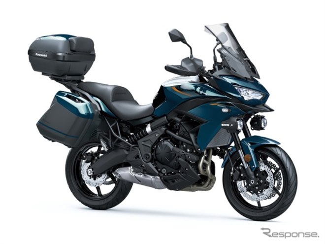 カワサキ『ヴェルシス650』、新カラー＆アプリ連携採用 価格は116万