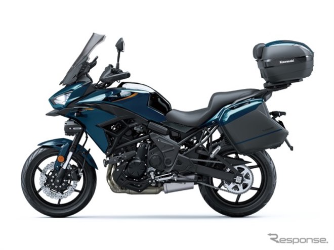 複数お話し中ベルシス650 カワサキ『ヴェルシス650』、新カラー＆アプリ連携採用 価格は116万