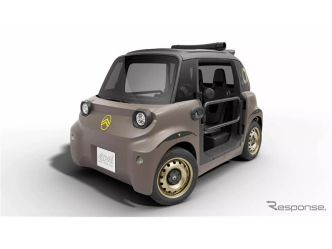 シトロエンとフィアットの超小型EV、キャンプでの移動手段を提案…独