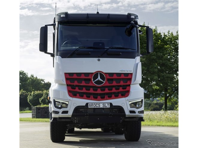 メルセデスベンツ　大型トレーラー メルセデスベンツ、日本に大型特殊輸送車『アロクス