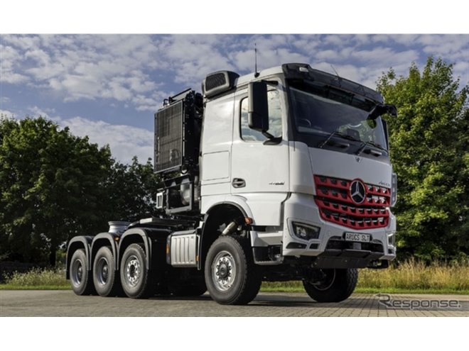 メルセデスベンツ、日本に大型特殊輸送車『アロクス