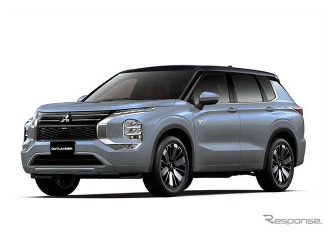 三菱『アウトランダーPHEV』が一部改良、センターコンソール刷新
