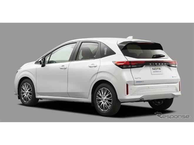 日産AUTECH20インチアルミ 黒グリルで引き締まった」日産 ノートの新カスタム「AUTECH LINE」の