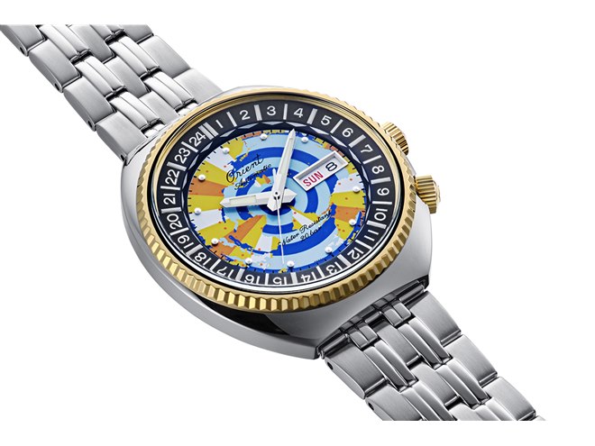 オリエント、75周年記念リバイバルコレクション「ワールドマップ」の第