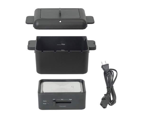 サンコー、目の前で揚げて楽しめる卓上小型電気フライヤー「カラリ2