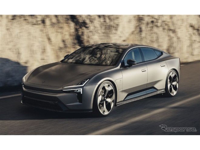 ポールスターが全長5mの電動クーペ『5』発表、884馬力で航続670km…IAA