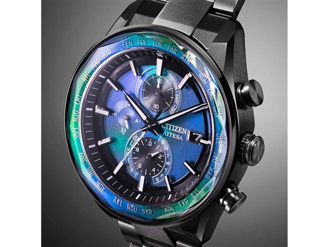 CITIZEN ATTESA 腕時計 ECO DRIVE 電波　チタン製　美品 Citizen attesa BY1009-64Y Photovoltaic eco-drive super