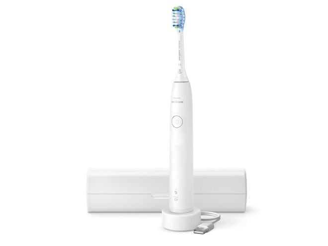 フィリップス、ブラシの振動パワーを自動調整する音波式電動