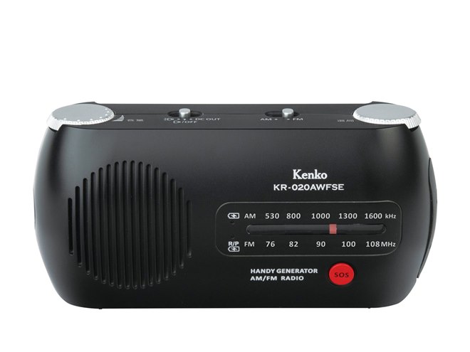ケンコー、日常も災害時も役立つ「多機能防災ラジオ KR-020AWFSE