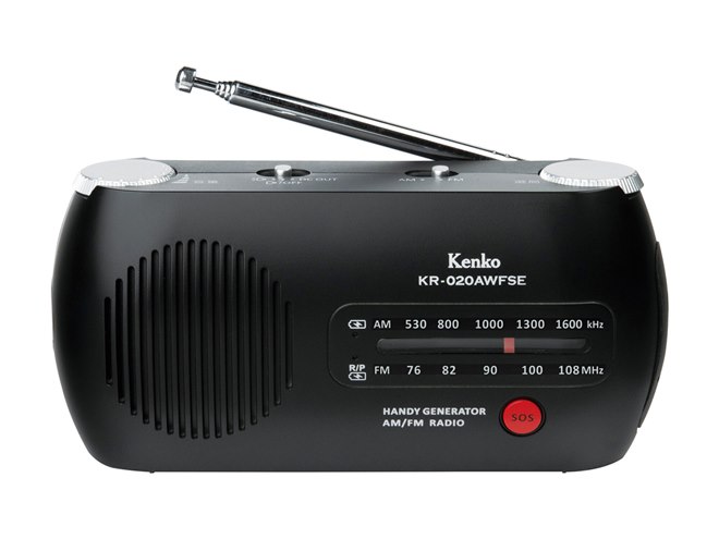 ケンコー、日常も災害時も役立つ「多機能防災ラジオ KR-020AWFSE