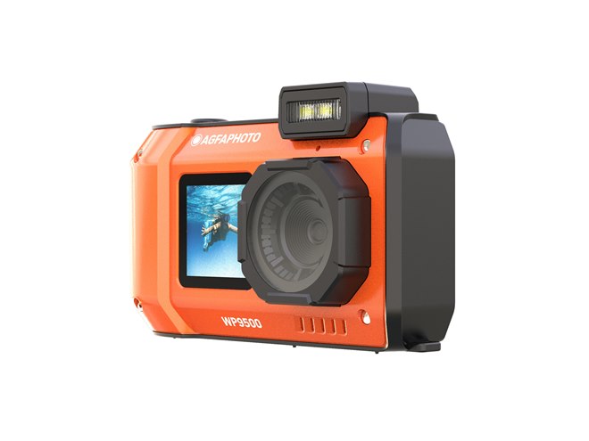 AGFA、IP68対応＆両面液晶で水中撮影も自撮りも簡単操作のコンデジ