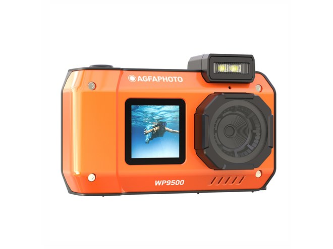 AGFA、IP68対応＆両面液晶で水中撮影も自撮りも簡単操作のコンデジ