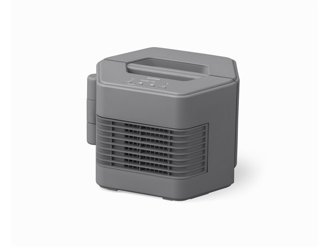 アイリスオーヤマ、2つの送風口を自在に調整して使える「セラミック