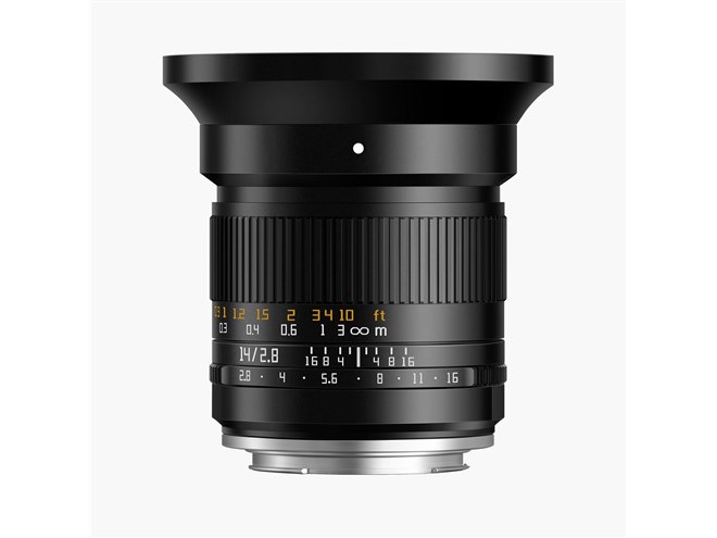 TTArtisan、47,000円でF2.8の超広角レンズ「14mm f/2.8 ASPH