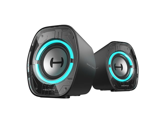EDIFIER、Bluetooth対応で幅92mmの小型ゲーミングスピーカー「HECATE