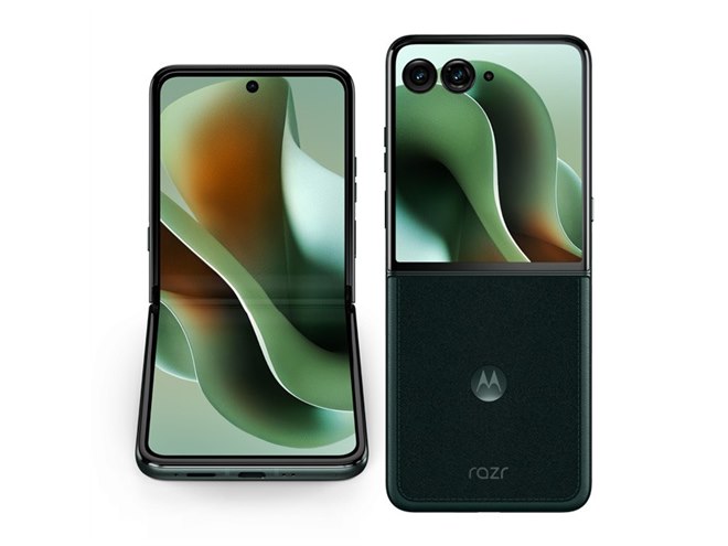 Motorola razr ブラック折りたたみスマホ本体 モトローラ、折りたたみスマホの2023年版「razr」「razr+」を