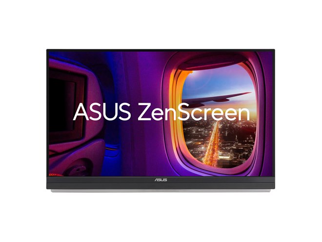 ASUS、3kg未満で持ち運び可能な27型ディスプレイ「ZenScreen MB27ACF