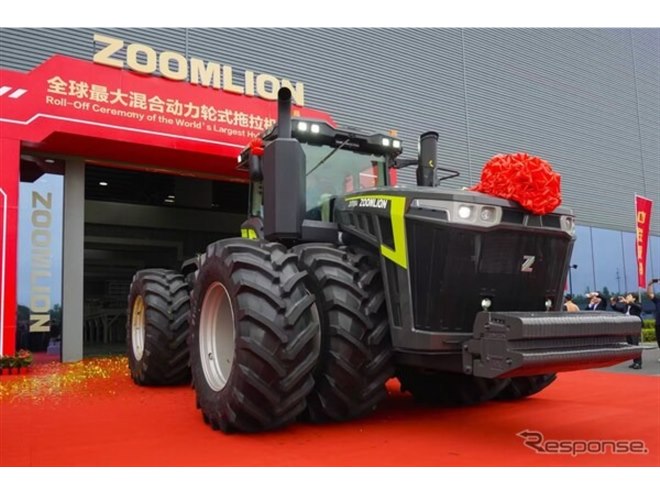 世界最高出力1200馬力、ハイブリッドトラクター「DX7004」発表…中国