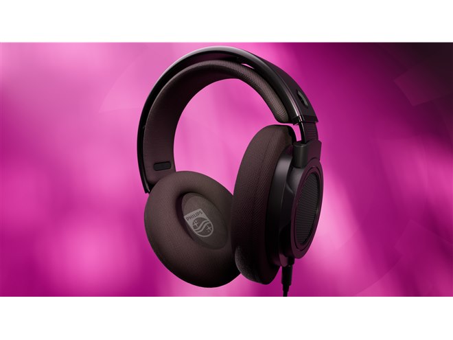 フィリップス、70年代レトロデザインを採用した開放型ヘッドホン