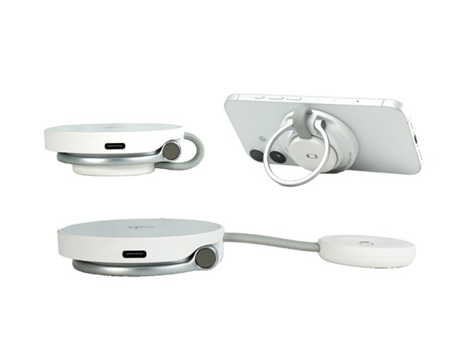 サンコー、ケーブル1本でiPhoneとApple Watchを同時充電できる「リング