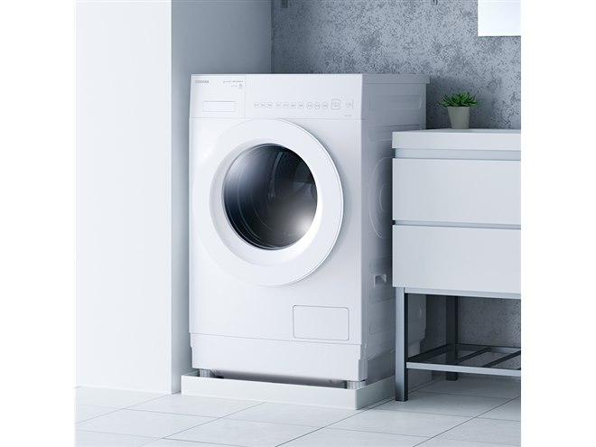 東芝、省スペースでも設置しやすいコンパクトなドラム式洗濯乾燥