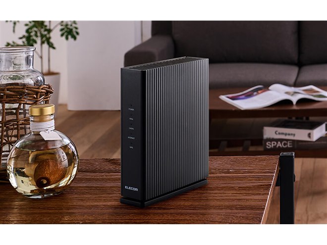 エレコム、7,979円のコンパクトなWi-Fi 6対応ルーター「WRC-X3000GS4-B
