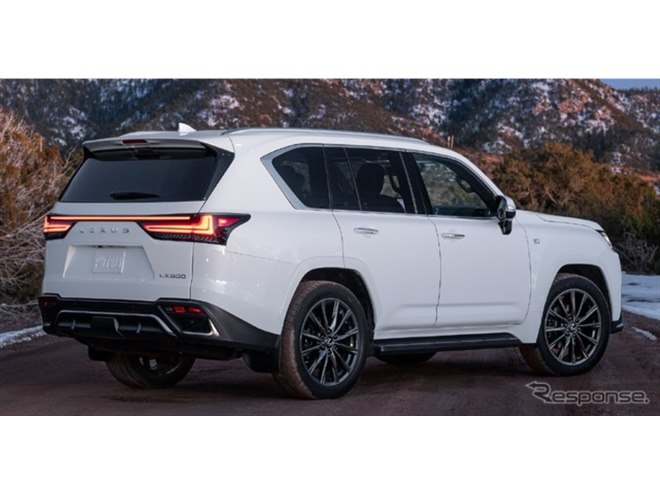 存在感バチバチ」日本にはないレクサス LXの「F SPORT」登場に、SNS