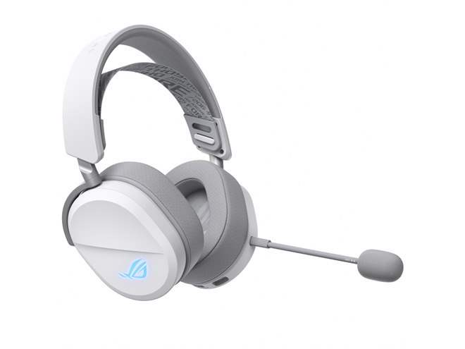 ASUS、軽量309gのワイヤレスゲーミングヘッドセットのホワイトモデル