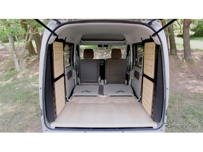 日産『クリッパー』に「マルチラック」、荷室アレンジ自在で車中泊にも