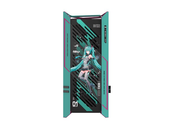 ROG Strix Helios II 初音ミクエディション ASUS、初音ミクとコラボしたゲーミングコレクション「ROG × 初音ミク