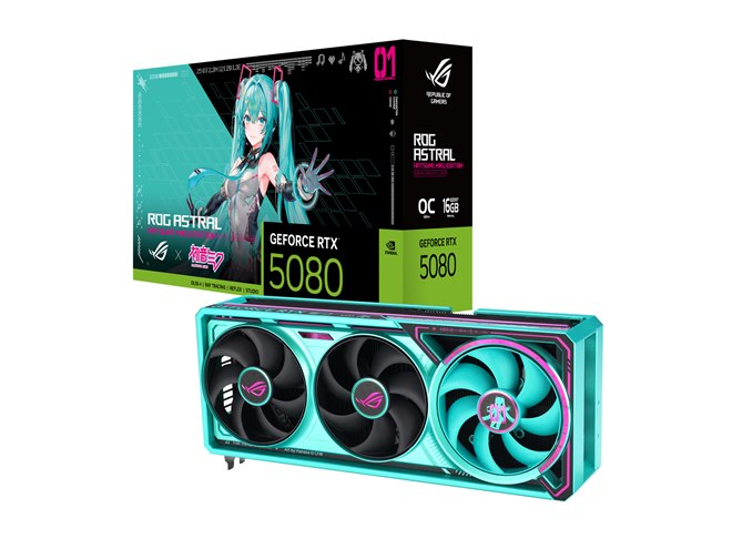 ASUS、初音ミクとコラボしたゲーミングコレクション「ROG × 初音