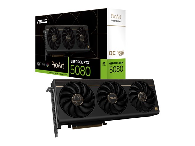 ASUS、「GeForce RTX 5080/5070 Ti」を搭載したウッド調デザインの