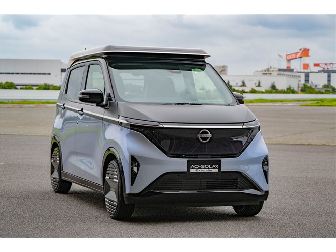 太陽光発電で年間3000km走れる「日産サクラ」のプロトタイプが登場