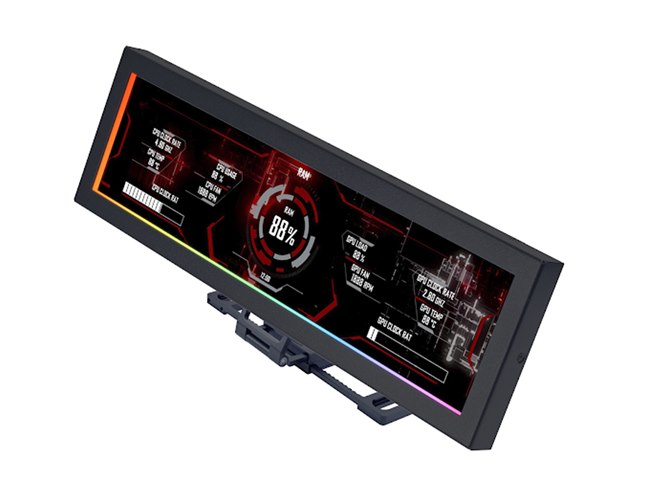Lian Li、PCケース内にも設置可能な8.8型で1920×480表示のサブ液晶